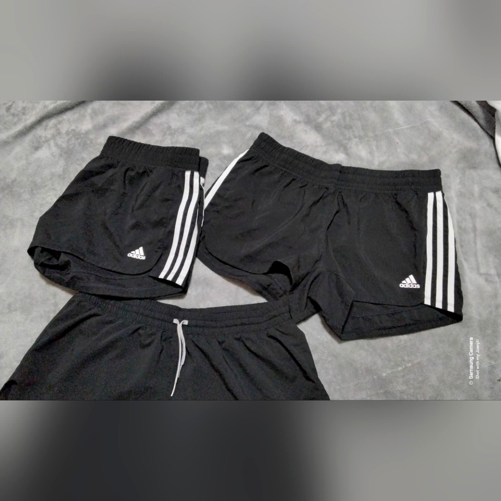 3 pair ladies Adidas athletic shorts